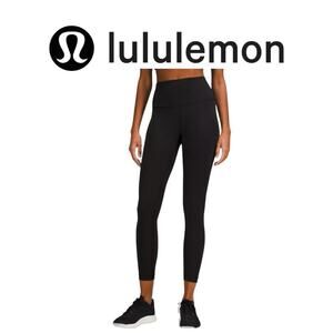 Wunder Train HR Tight 25" LULU LEMON black sz 4 NWOT